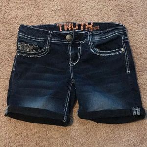 Denim shorts